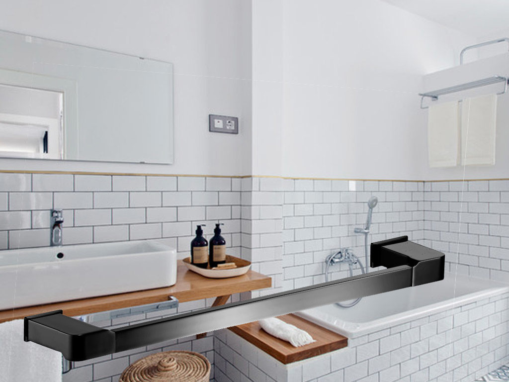 Halar mordedura Buena voluntad blanco y negro en tus accesorios de baño - Manillons Torrent