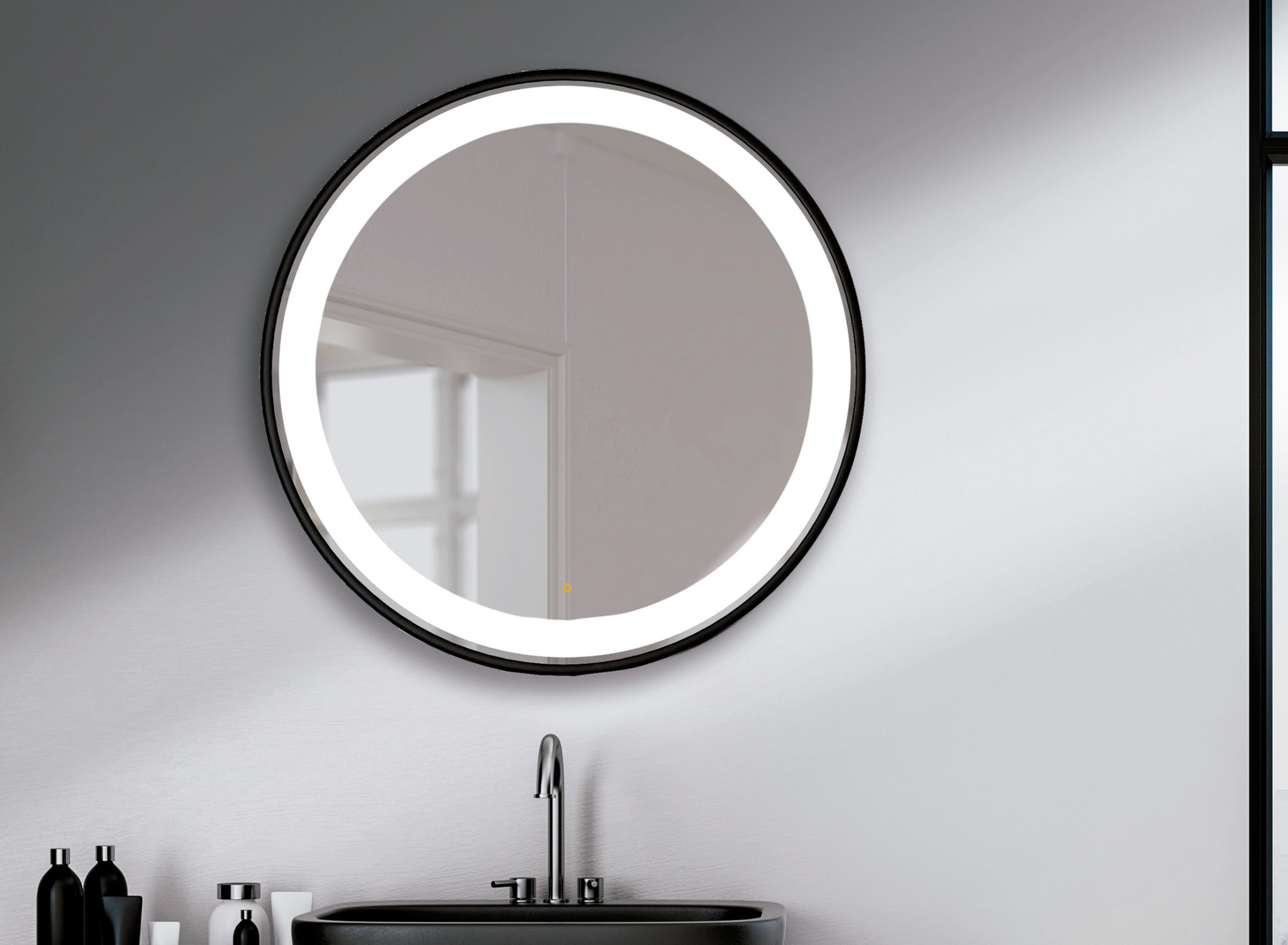 Circular Espejo con luz led y sistema antivaho - Accesorios de baño