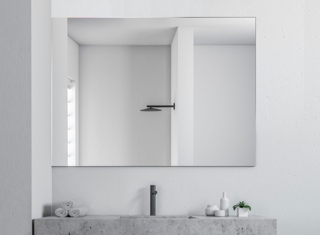 Canto pulido Espejo básico para tu baño - Accesorios de baño